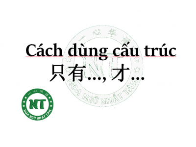 Cách dùng cấu trúc 只有....,才....