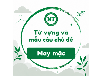 Từ vựng tiếng Trung chủ đề: May mặc